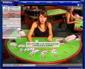 live blackjack dealer